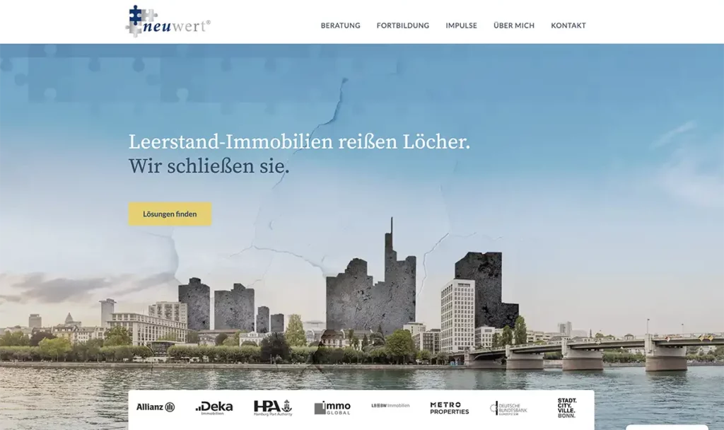 Praxisbeispiel: Zielgruppenansprache auf der Wesbite von Andreas Bleuel
